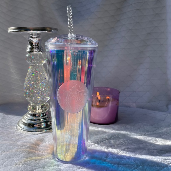 SOLD- Starbucks iridescent tumbler, Summer 2020 - Picture 3 of 16